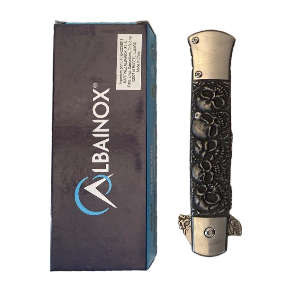 Albainox Marble-Handle Slim-Profile Knife