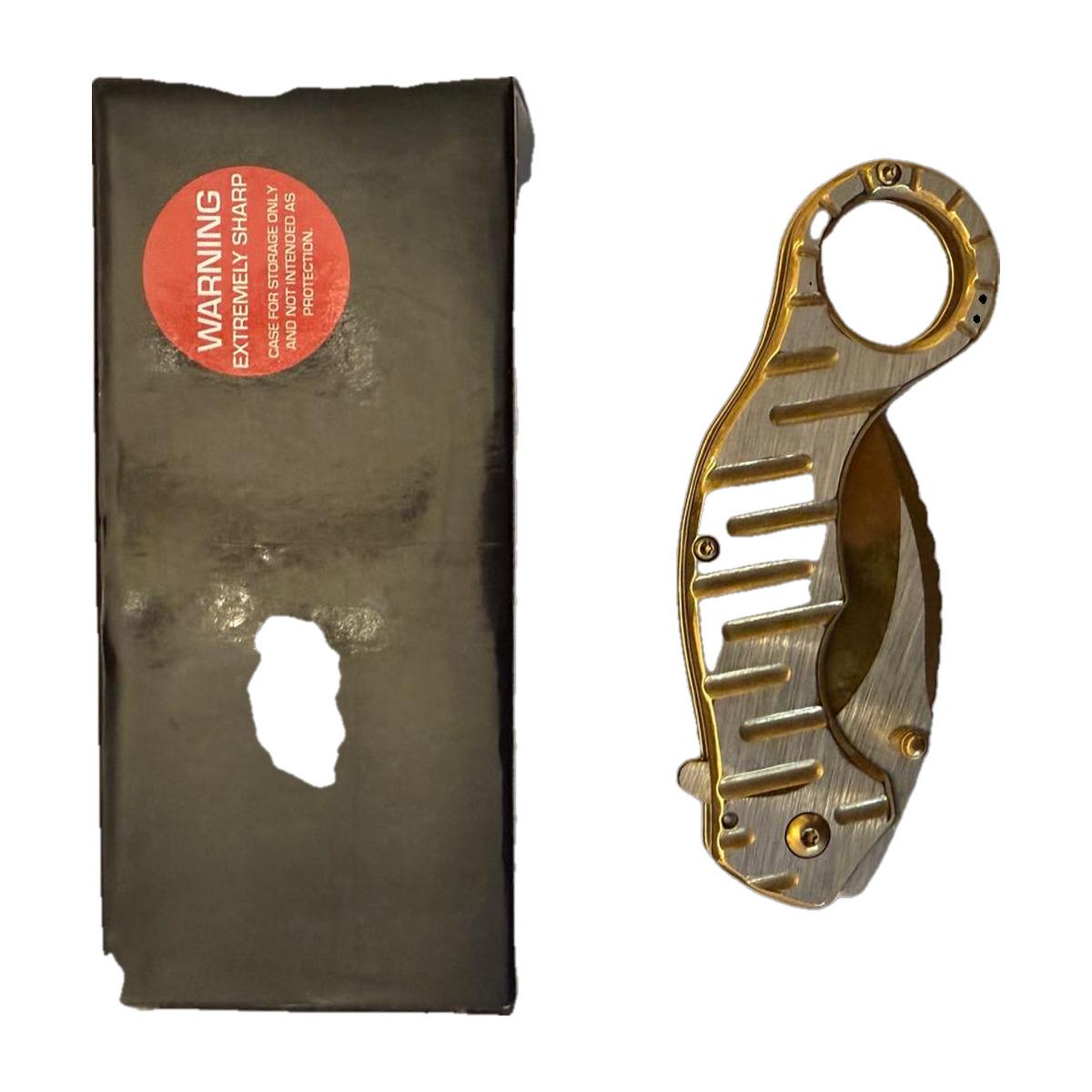 Gothic-Hook Curved-Blade Folding Knife - Choose Your Finish