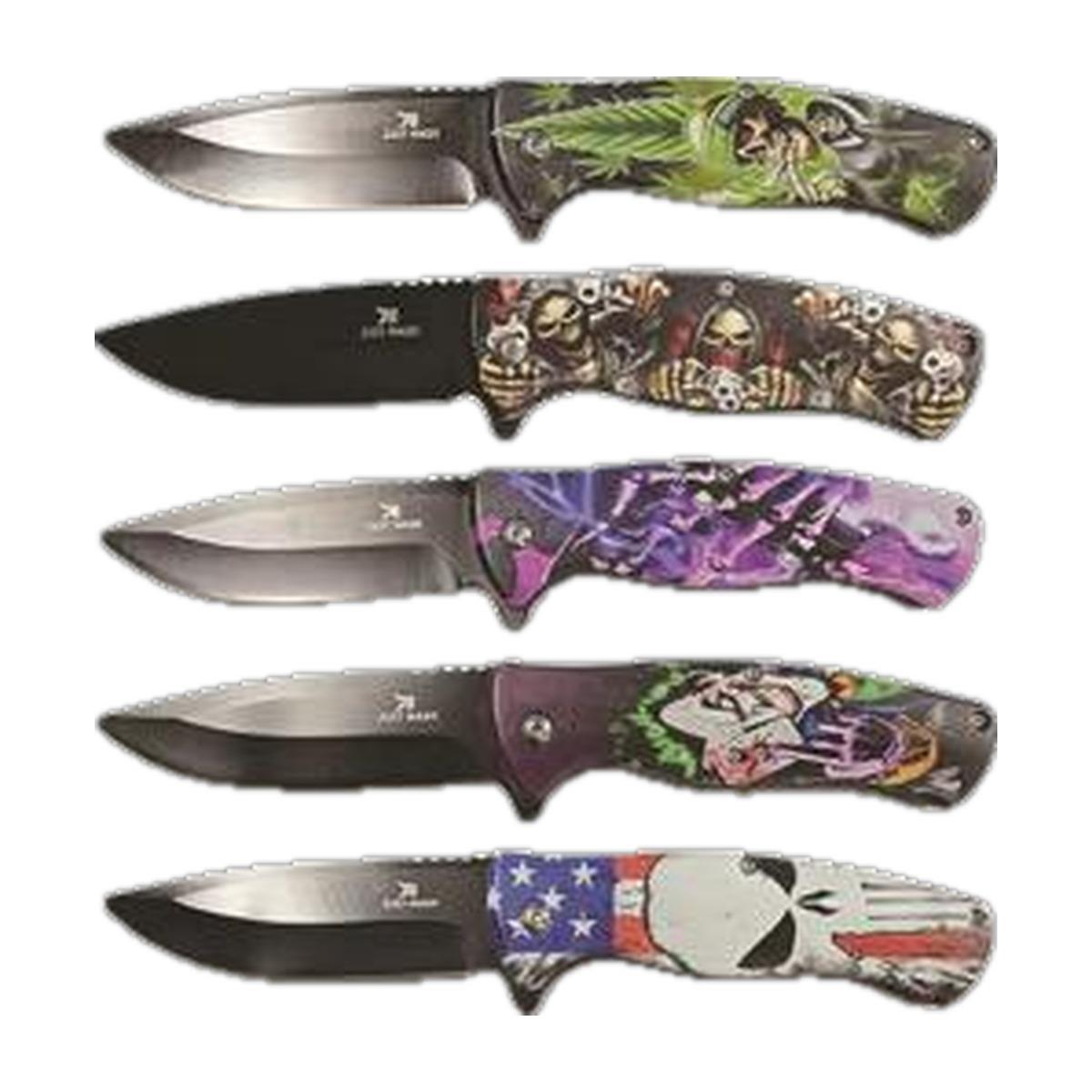 Graphic-Print Folding Knife - Choose Your Design